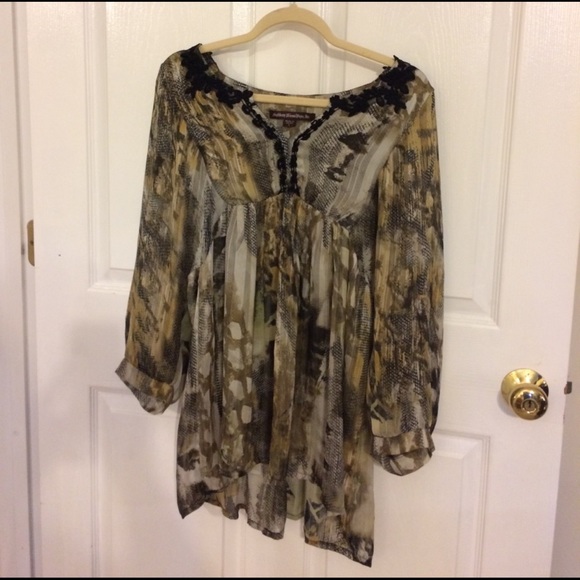 Pretty Sheer Blouse - Picture 1 of 3